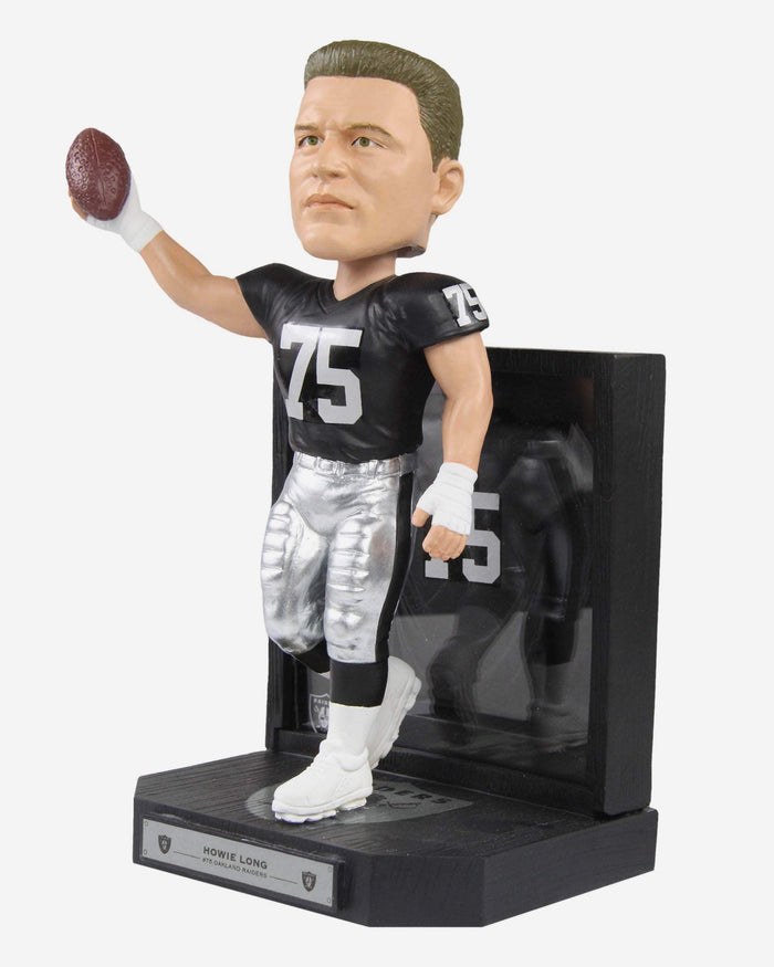 Howie Long Las Vegas Raiders Framed Showcase Bobblehead FOCO - FOCO.com