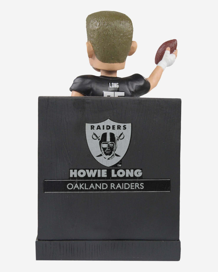 Howie Long Las Vegas Raiders Framed Showcase Bobblehead FOCO - FOCO.com