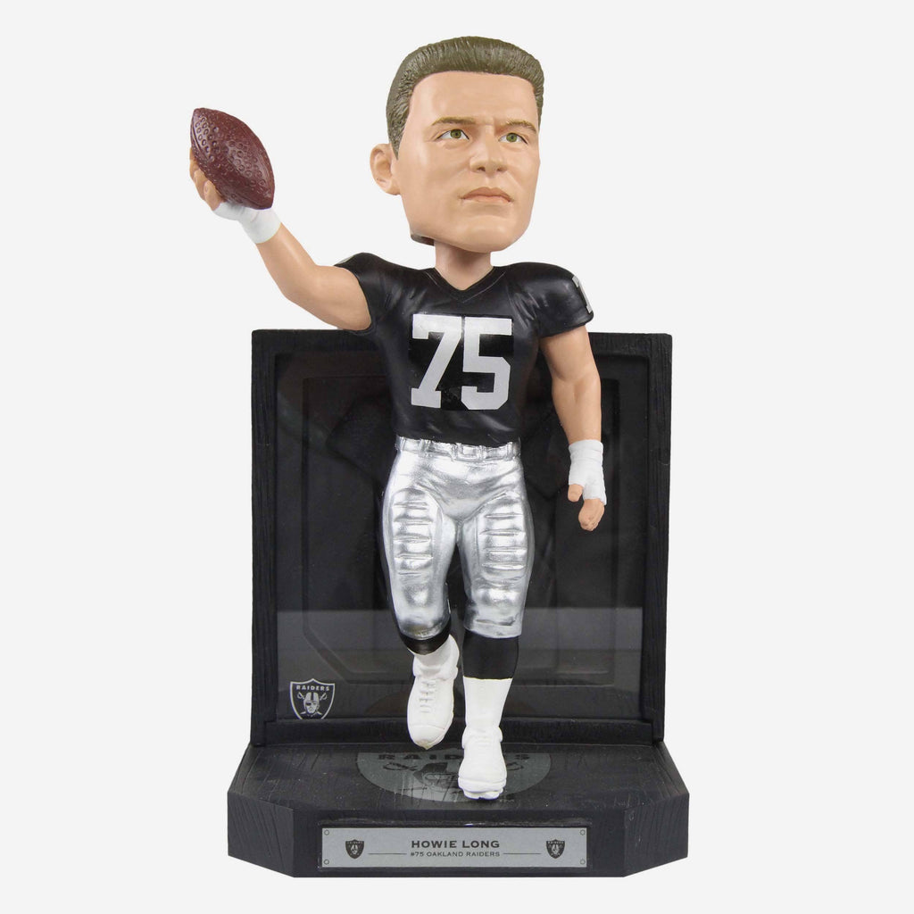 Howie Long Las Vegas Raiders Framed Showcase Bobblehead FOCO - FOCO.com
