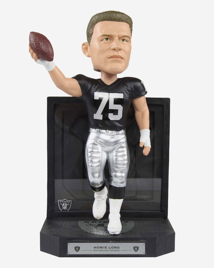 Howie Long Las Vegas Raiders Framed Showcase Bobblehead FOCO - FOCO.com