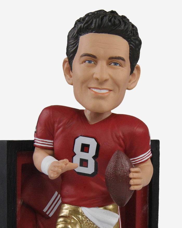Steve Young San Francisco 49ers Framed Showcase Bobblehead FOCO - FOCO.com