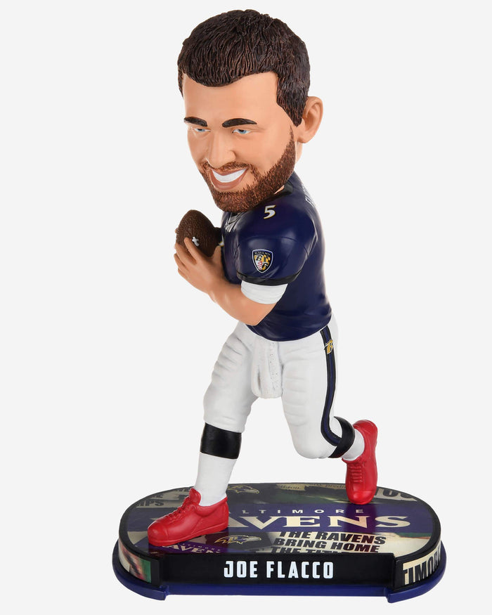 Joe Flacco Baltimore Ravens Headline Bobblehead FOCO - FOCO.com
