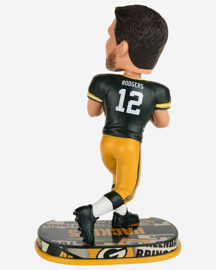 Aaron Rodgers Green Bay Packers Headline Bobblehead FOCO - FOCO.com