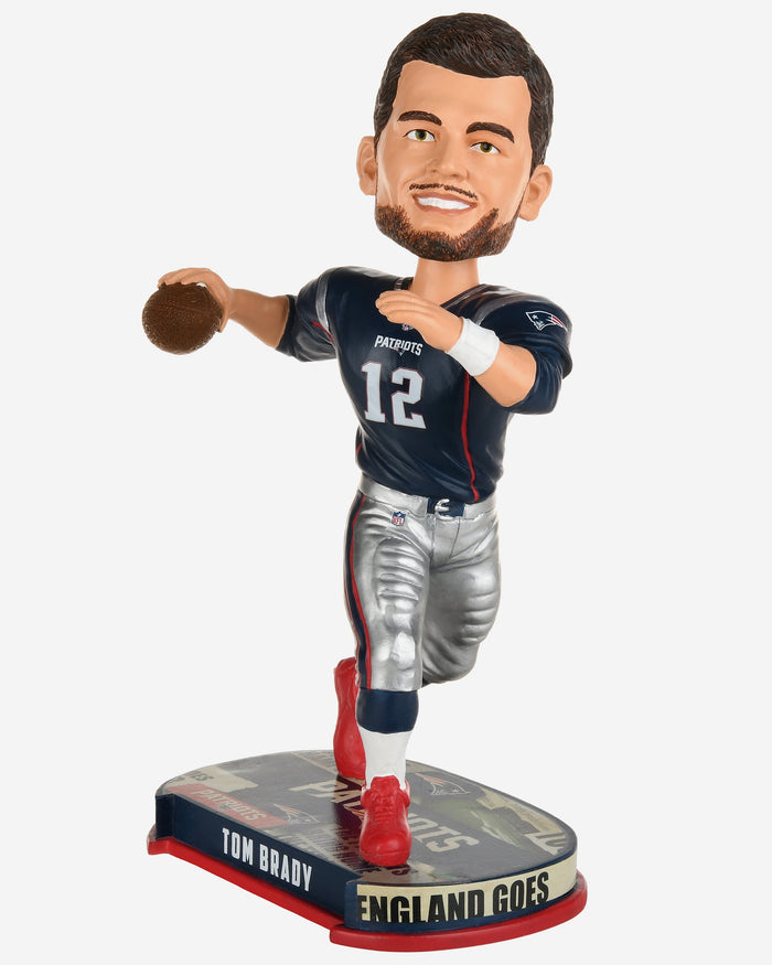 Tom Brady New England Patriots Headline Bobblehead FOCO - FOCO.com