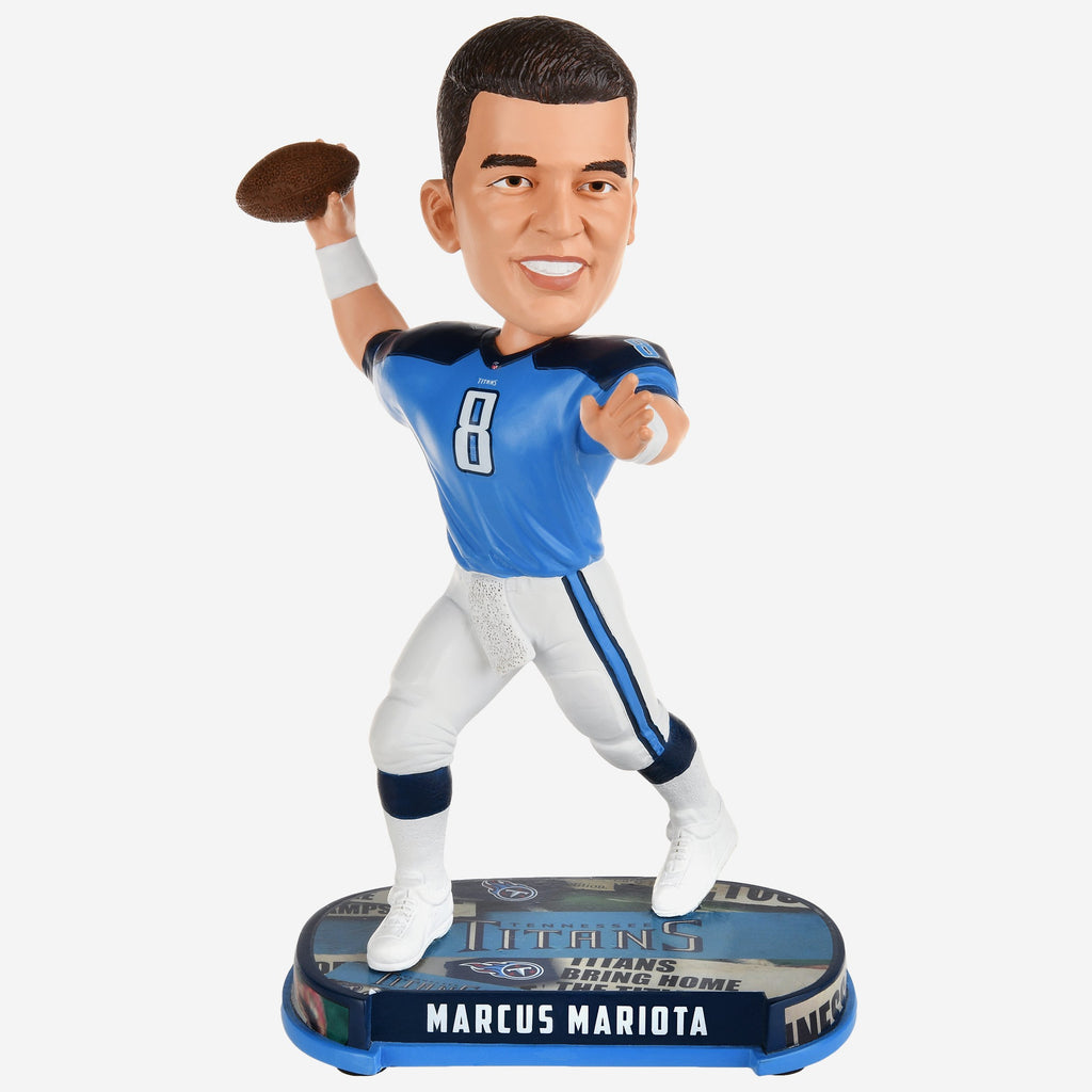 Marcus Mariota Tennessee Titans Headline Bobblehead FOCO - FOCO.com