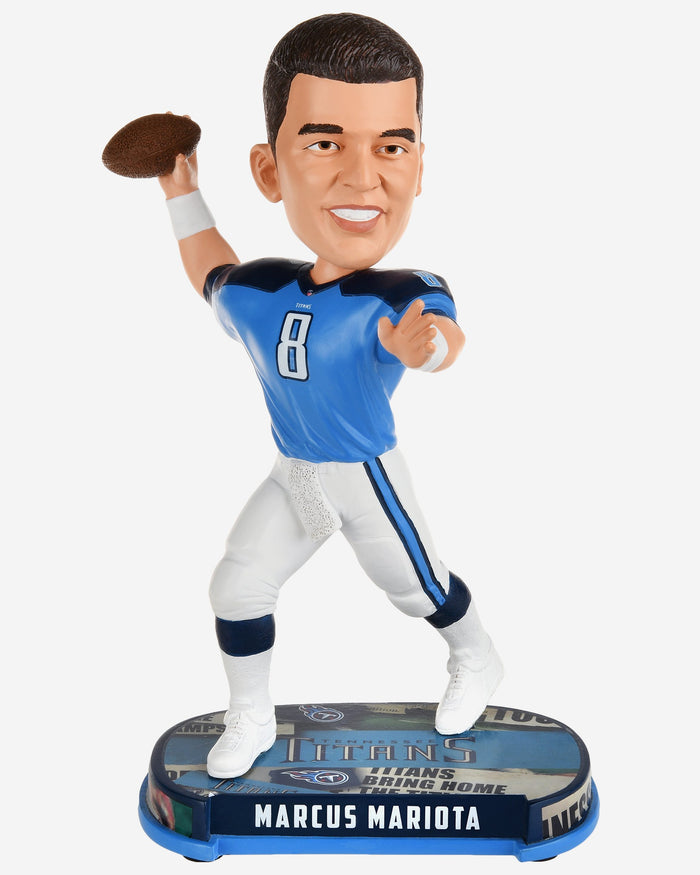 Marcus Mariota Tennessee Titans Headline Bobblehead FOCO - FOCO.com