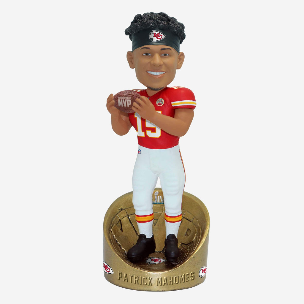 Patrick Mahomes Kansas City Chiefs Super Bowl LIV Champions MVP Bobblehead FOCO - FOCO.com