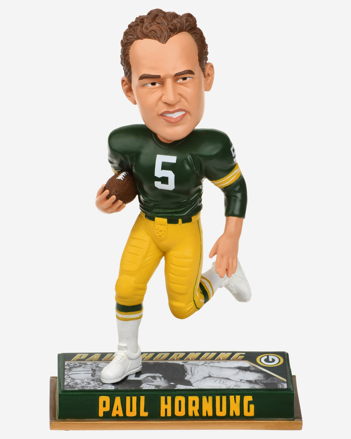 Paul Hornung Green Bay Packers Retired Bobblehead FOCO - FOCO.com