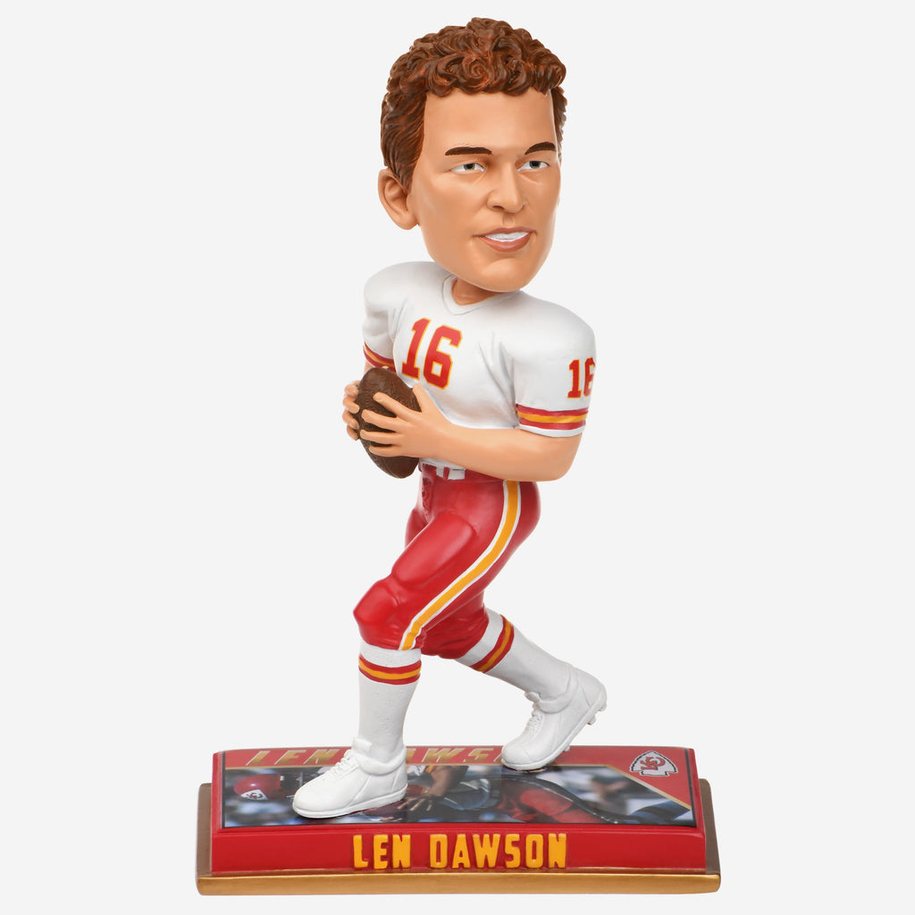 Len Dawson Kansas City Chiefs Retired Bobblehead FOCO - FOCO.com