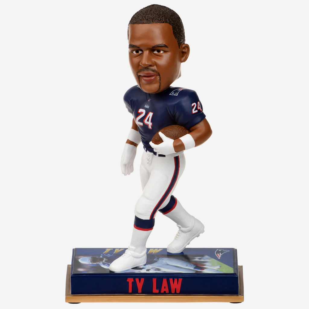 Ty Law New England Patriots Retired Bobblehead FOCO - FOCO.com