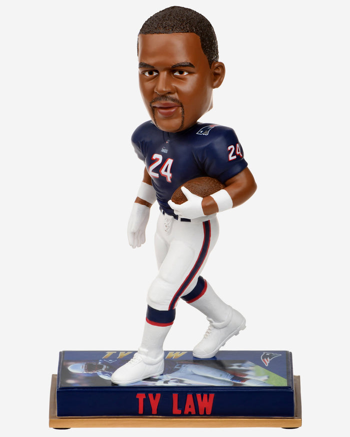 Ty Law New England Patriots Retired Bobblehead FOCO - FOCO.com