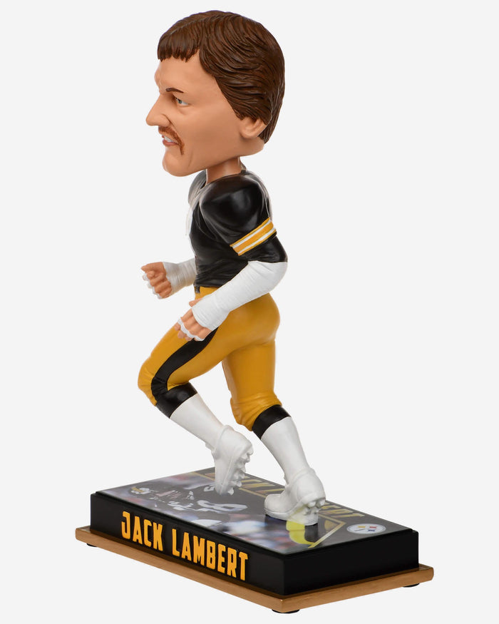 Jack Lambert Pittsburgh Steelers Retired Bobblehead FOCO - FOCO.com