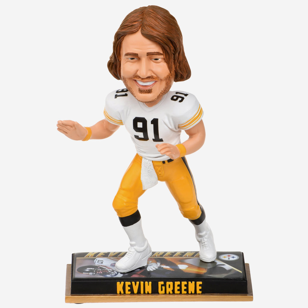 Kevin Greene Pittsburgh Steelers Retired Bobblehead FOCO - FOCO.com