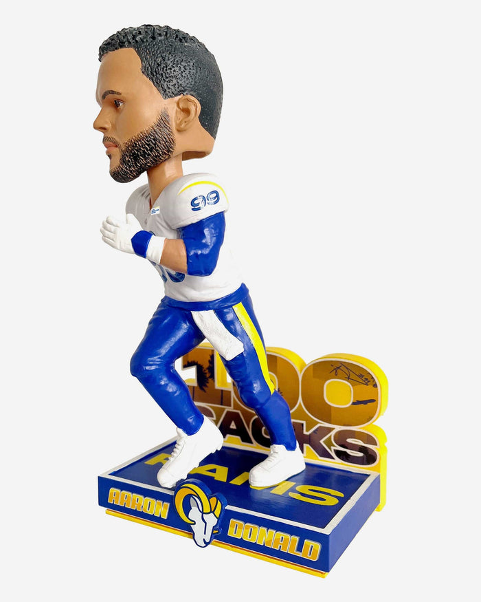 Aaron Donald Los Angeles Rams 100 Sacks Bobblehead  FOCO - FOCO.com