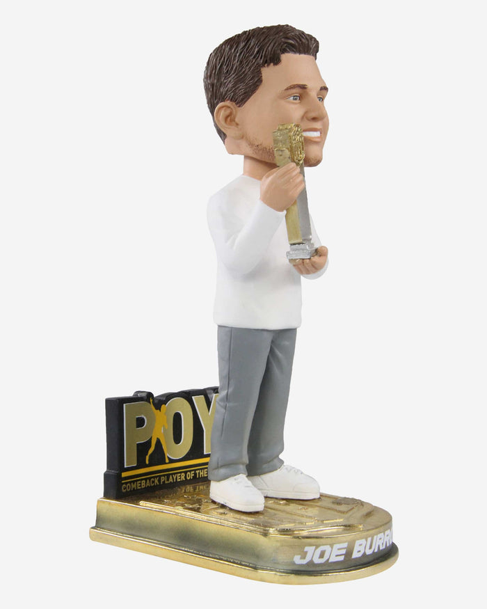 Joe Burrow Cincinnati Bengals 2021 Comeback Player Of The Year Bobblehead FOCO - FOCO.com