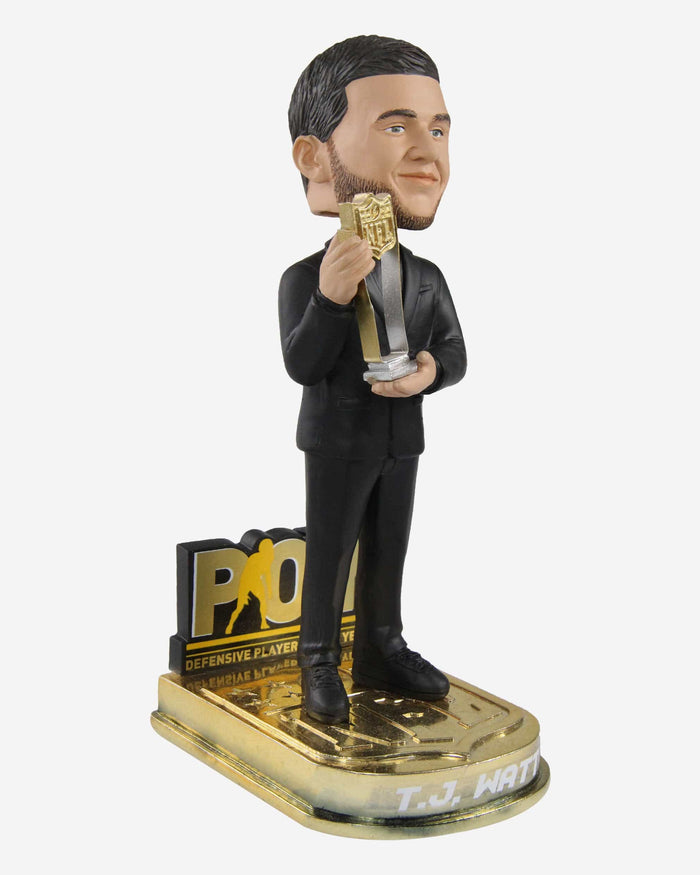 TJ Watt Pittsburgh Steelers 2021 Defensive Player Of The Year Bobblehead FOCO - FOCO.com