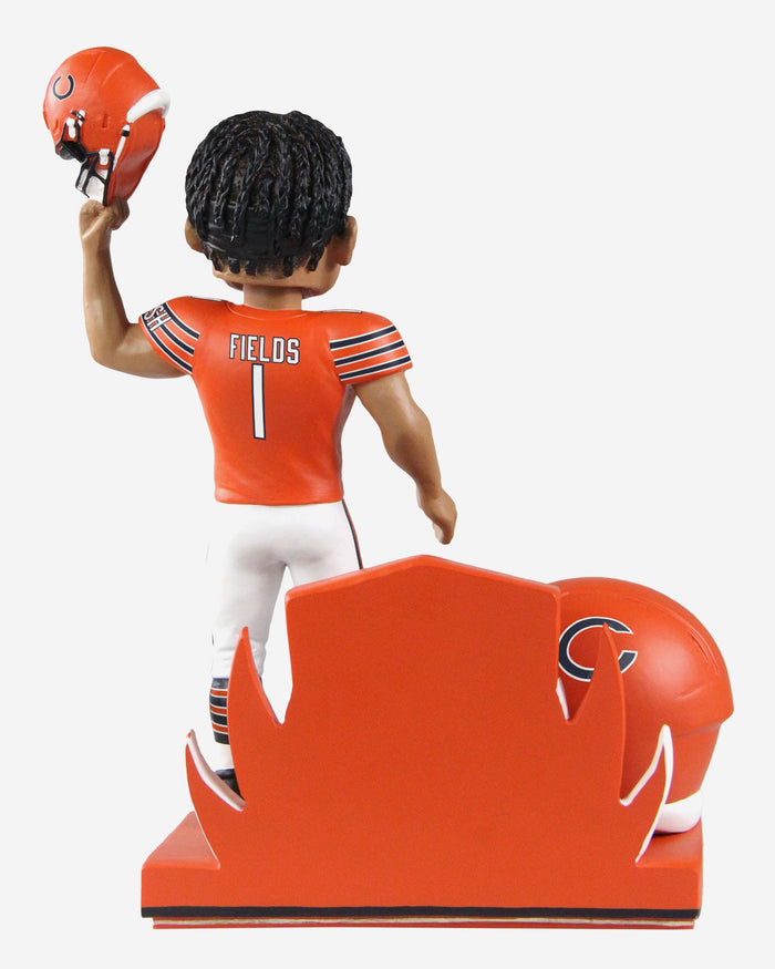 Justin Fields Chicago Bears 2022 Alternate Helmet Bobblehead FOCO - FOCO.com