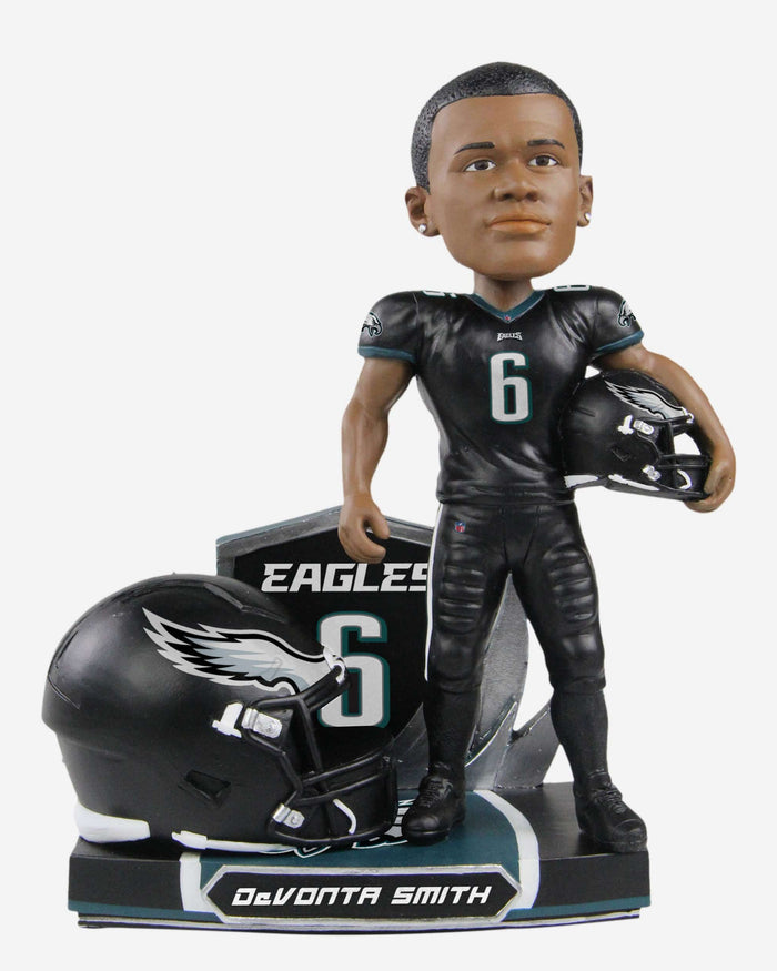 Devonta Smith Philadelphia Eagles 2022 Alternate Helmet Bobblehead FOCO - FOCO.com