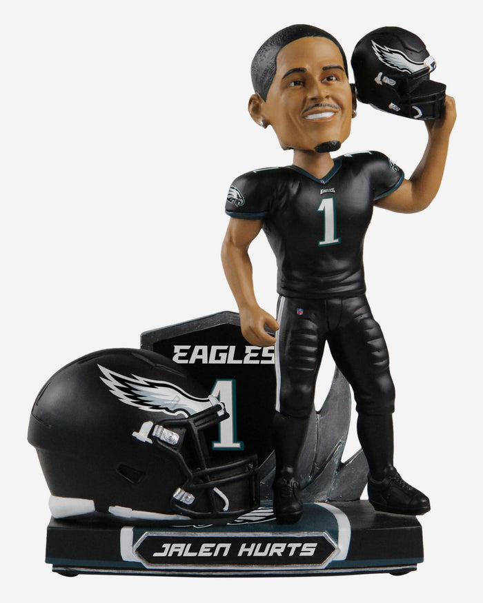 Jalen Hurts Philadelphia Eagles 2022 Alternate Helmet Bobblehead FOCO - FOCO.com