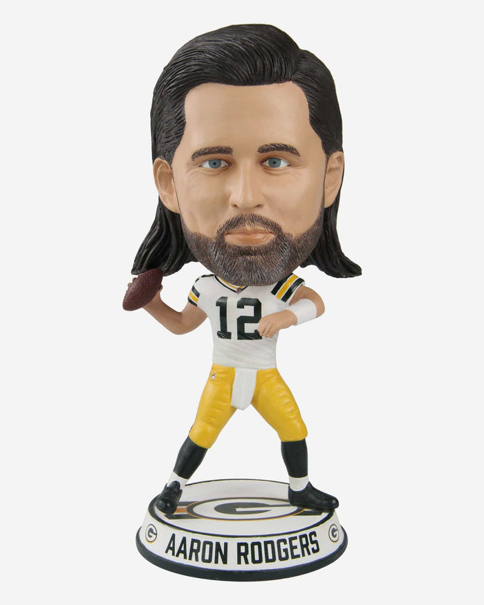 Aaron Rodgers Green Bay Packers Variant Bighead Bobblehead FOCO - FOCO.com