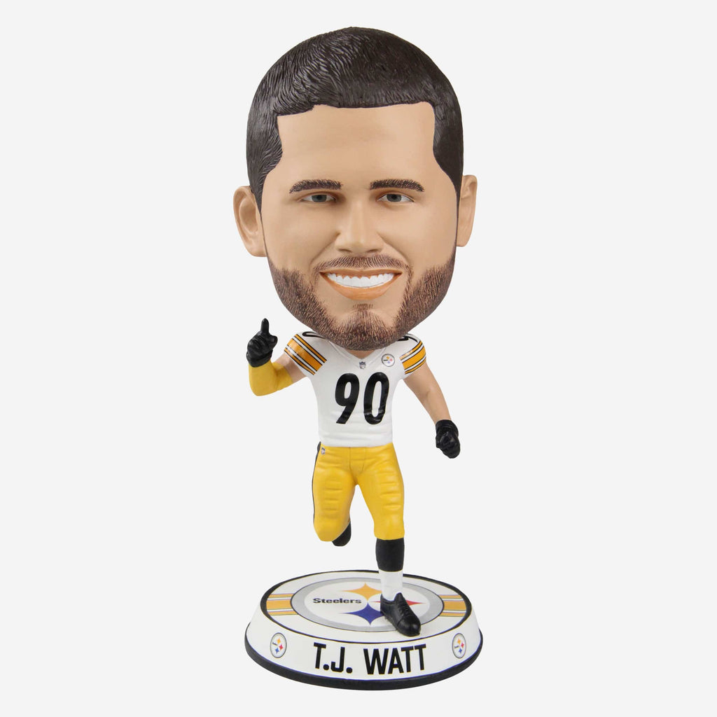 TJ Watt Pittsburgh Steelers Variant Bighead Bobblehead FOCO - FOCO.com