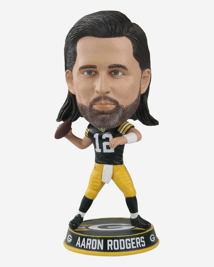 Aaron Rodgers Green Bay Packers Bighead Bobblehead FOCO - FOCO.com