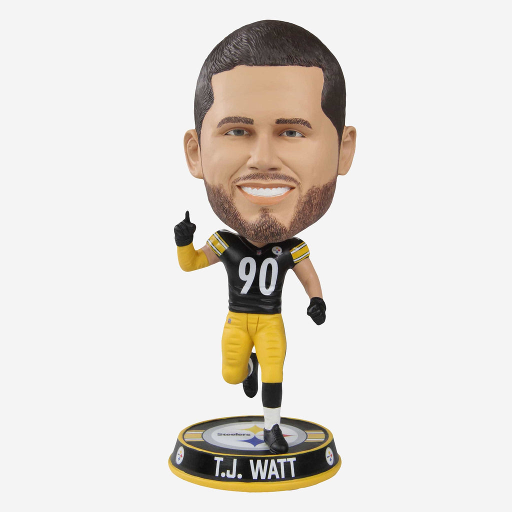 TJ Watt Pittsburgh Steelers Bighead Bobblehead FOCO - FOCO.com