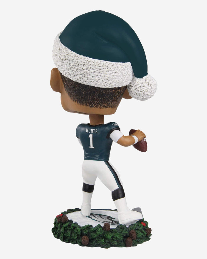 Jalen Hurts Philadelphia Eagles Holiday Wreath Bighead Bobblehead FOCO - FOCO.com