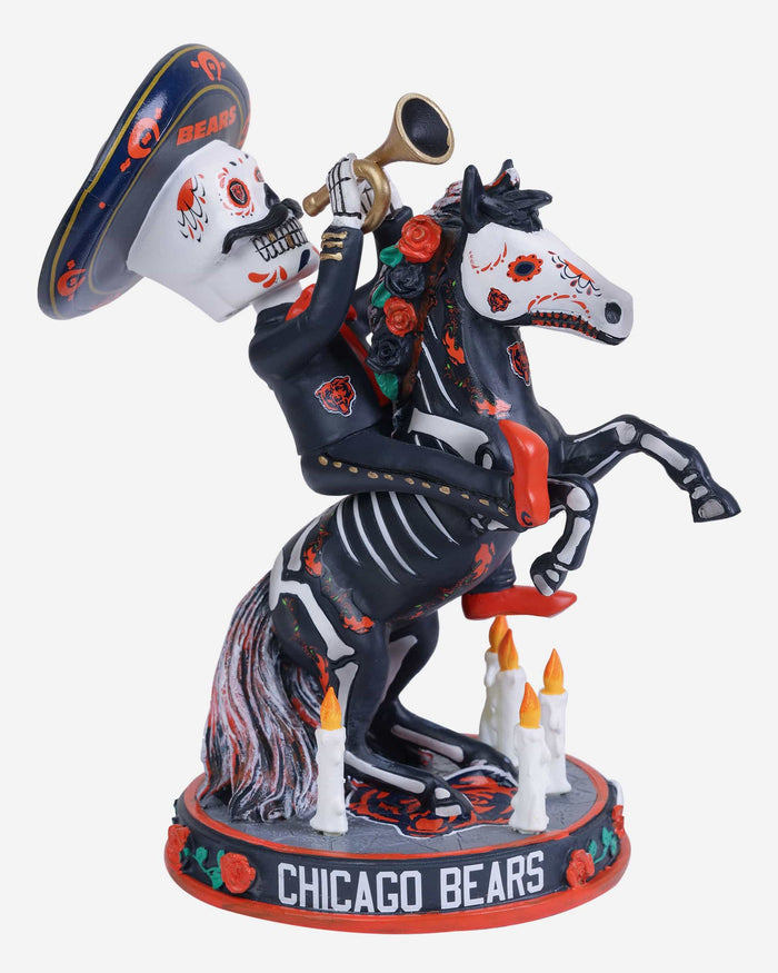 Chicago Bears Calavera Bobblehead FOCO - FOCO.com