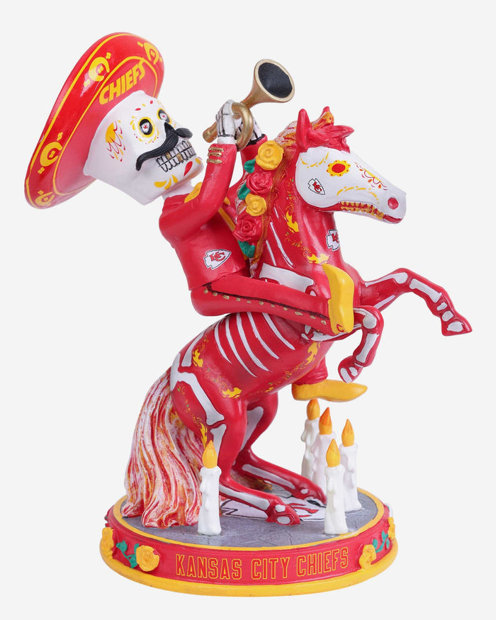 Kansas City Chiefs Calavera Bobblehead FOCO - FOCO.com
