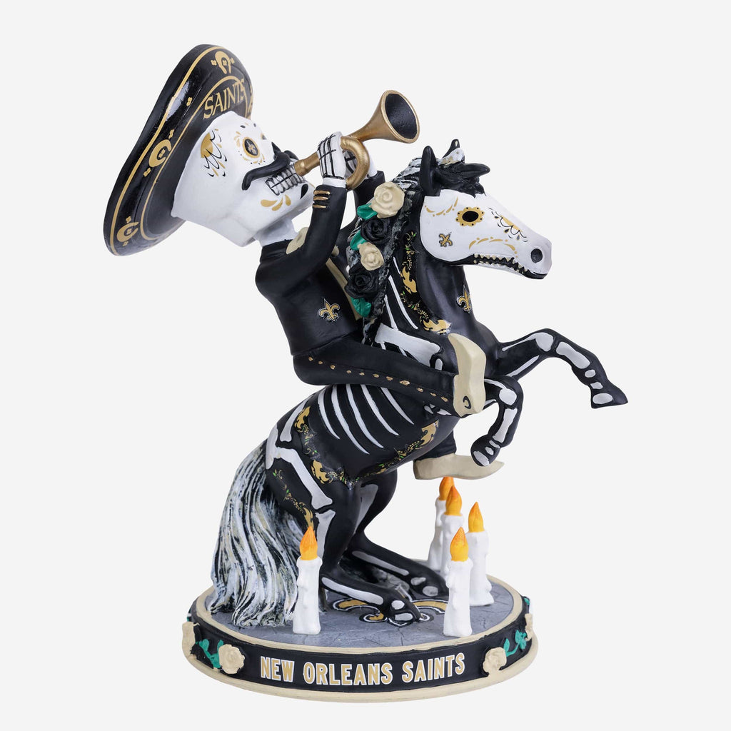 New Orleans Saints Calavera Bobblehead FOCO - FOCO.com