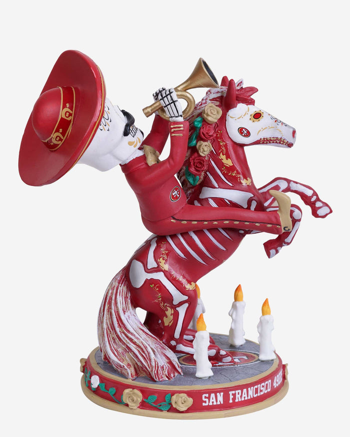 San Francisco 49ers Calavera Bobblehead FOCO - FOCO.com