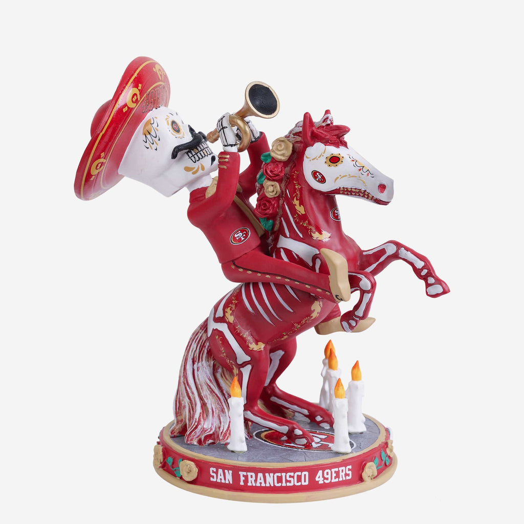 San Francisco 49ers Calavera Bobblehead FOCO - FOCO.com