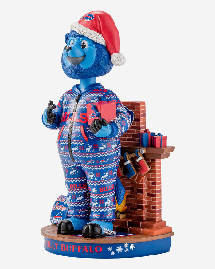 Billy Buffalo Bills Holiday Mascot Bobblehead FOCO - FOCO.com