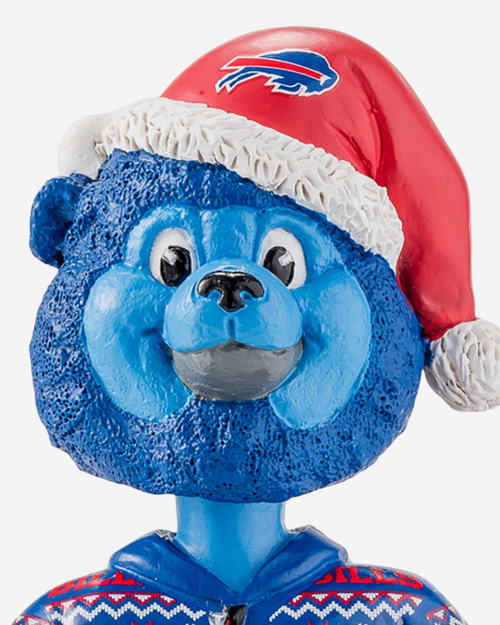 Billy Buffalo Bills Holiday Mascot Bobblehead FOCO - FOCO.com