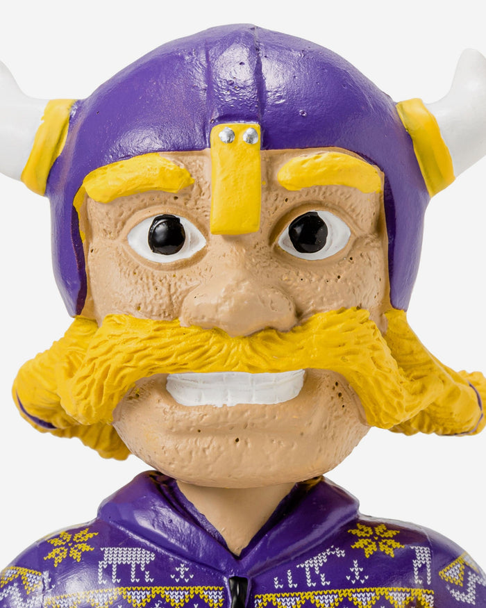 Viktor The Viking Minnesota Vikings Holiday Mascot Bobblehead FOCO - FOCO.com