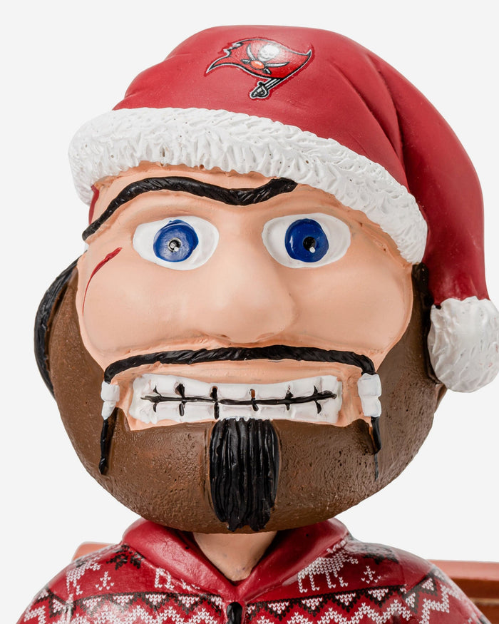 Captain Fear Tampa Bay Buccaneers Holiday Mascot Bobblehead FOCO - FOCO.com