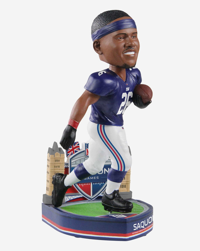 Saquon Barkley New York Giants 2022 International Game Bobblehead FOCO - FOCO.com