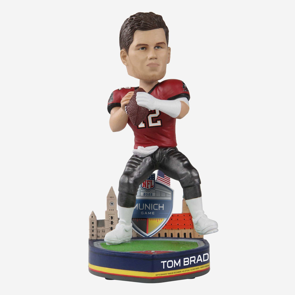 Tom Brady Tampa Bay Buccaneers 2022 International Game Bobblehead FOCO - FOCO.com
