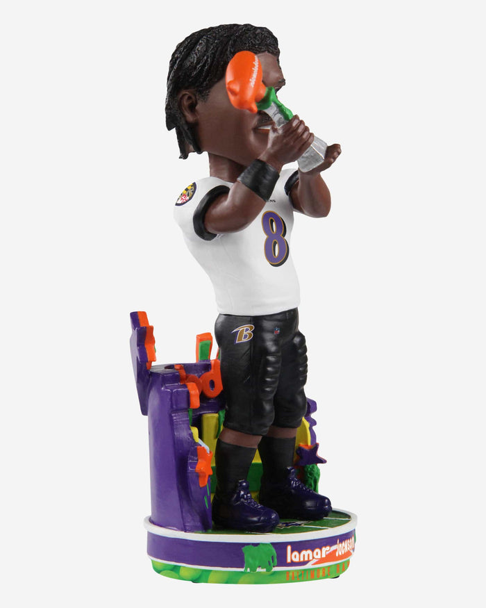 Lamar Jackson Baltimore Ravens 2022 Nickelodeon NVP Bobblehead FOCO - FOCO.com