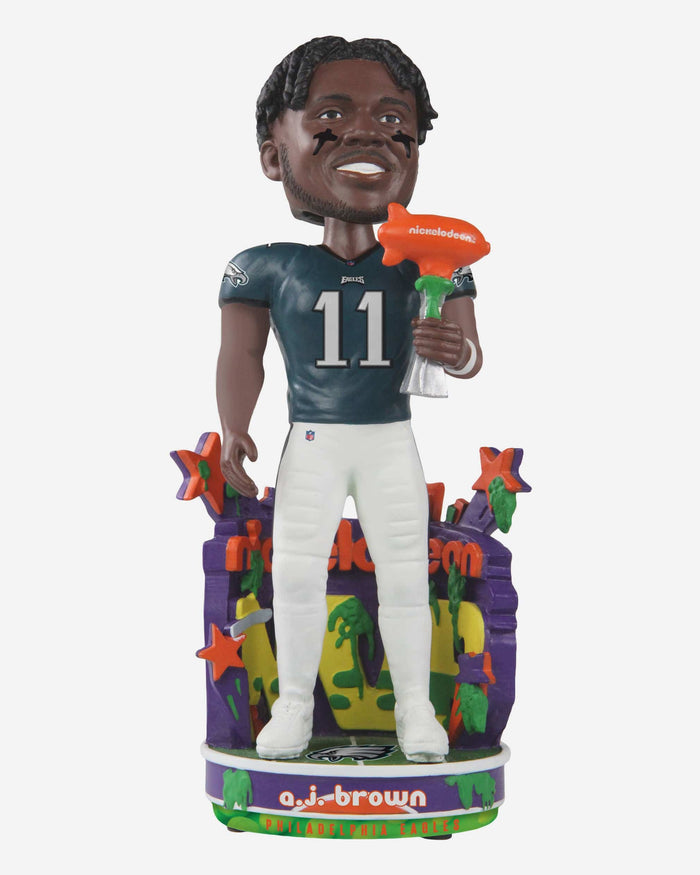 AJ Brown Philadelphia Eagles Nickelodeon NVP Bobblehead FOCO - FOCO.com