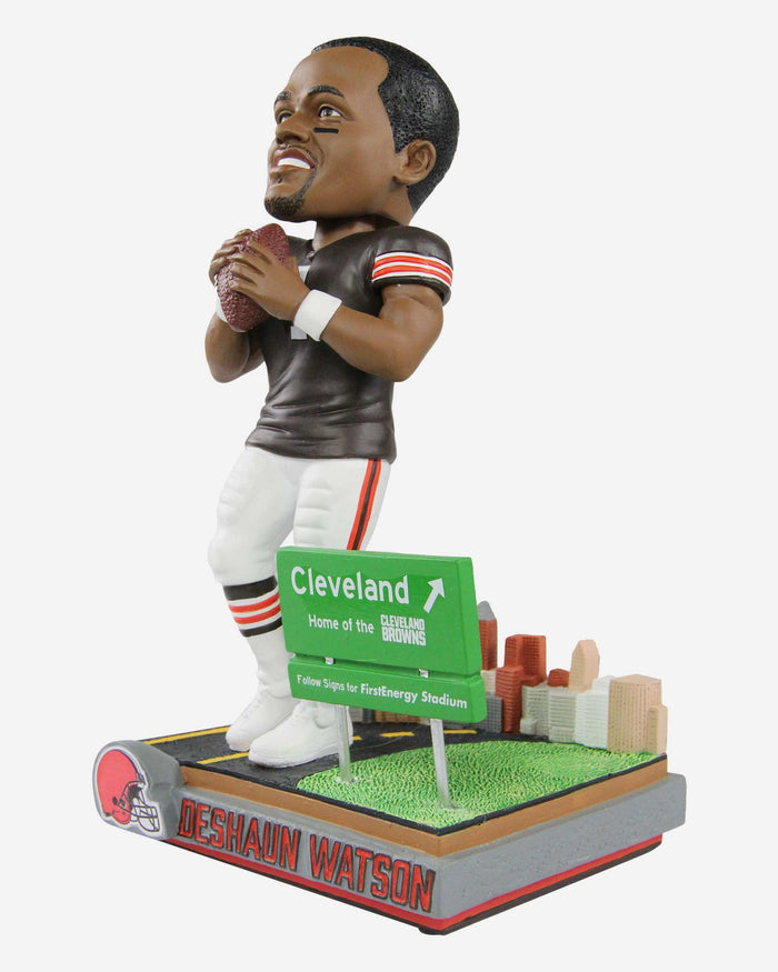 Deshaun Watson Cleveland Browns Next Stop Bobblehead FOCO - FOCO.com