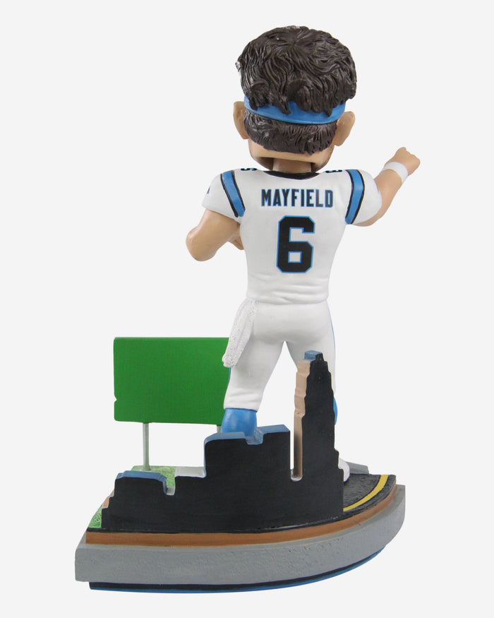 Baker Mayfield Carolina Panthers Next Stop Bobblehead FOCO - FOCO.com