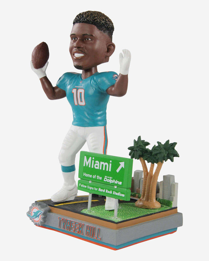 Tyreek Hill Miami Dolphins Next Stop Bobblehead FOCO - FOCO.com