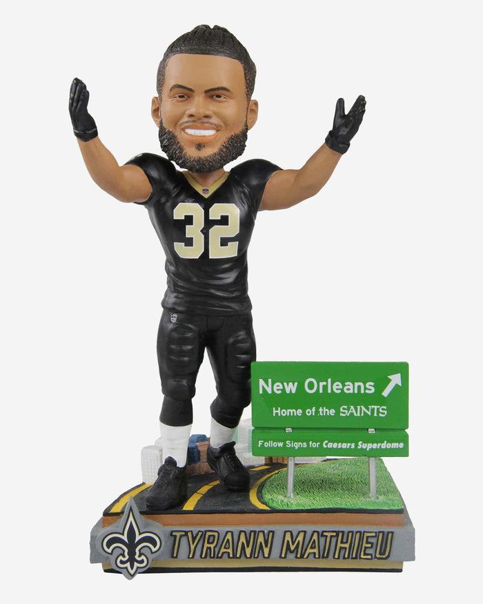 Tyrann Mathieu New Orleans Saints Next Stop Bobblehead FOCO - FOCO.com