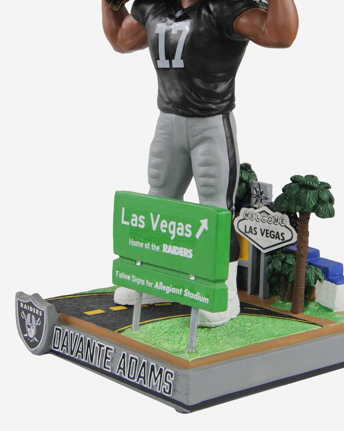 Davante Adams Las Vegas Raiders Next Stop Bobblehead FOCO - FOCO.com