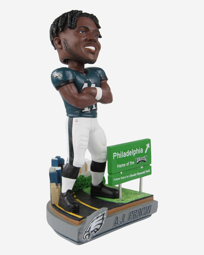 AJ Brown Philadelphia Eagles Next Stop Bobblehead FOCO - FOCO.com