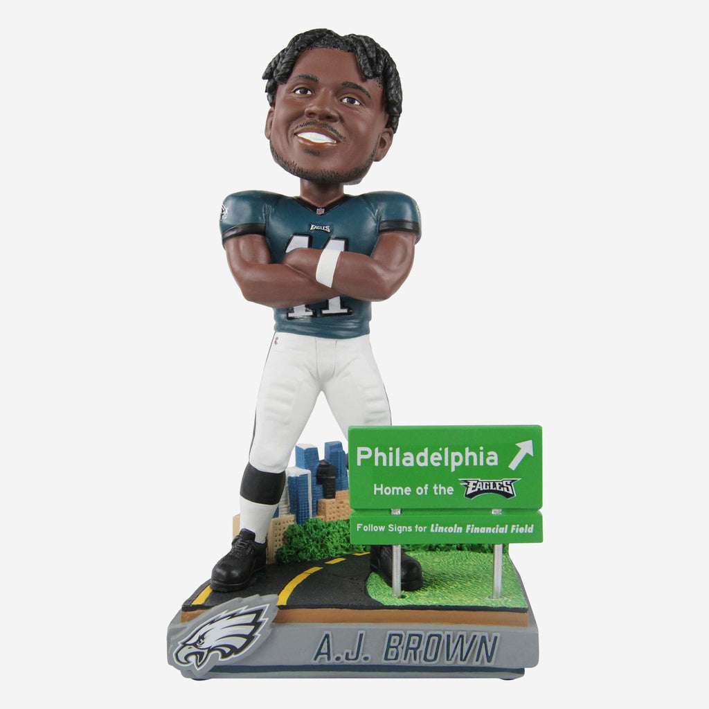 AJ Brown Philadelphia Eagles Next Stop Bobblehead FOCO - FOCO.com