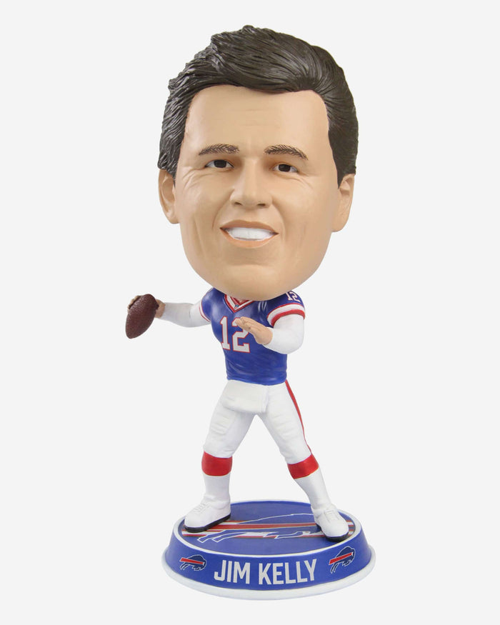 Jim Kelly Buffalo Bills Bighead Bobblehead FOCO - FOCO.com