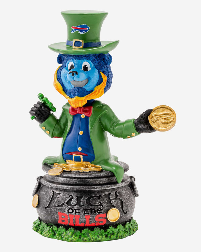 Billy Buffalo Buffalo Bills Bills Saint Patricks Day Mascot Bobblehead FOCO - FOCO.com